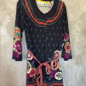 Anthropologie Sparrow Floral Beaucaire Cardigan